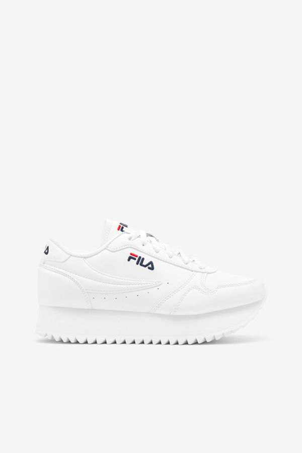 Fila Orbit Women's Sneakers - White/Navy/Red,NZ 247-15246